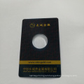 Security silver/gold coin/bar sleeve packaging PVC card